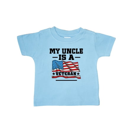 

Inktastic Uncle Military Veteran Gift Baby Boy or Baby Girl T-Shirt