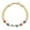 Gold-Tone, variant on Womens Crystal Enamel Evil Eye Bolo Bracelet Black Cord Yellow Gold Plated Adjustable