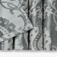 thumbnail image 5 of Chanasya Damask Pattern Luxury Gray Curtains - 84 Inch Panels with Grommets - for Living Room Windows Bedroom Kitchen Dining - Elegant Jacquard Vintage Classy Design - Room Darkening 2 Panel Set, 5 of 6