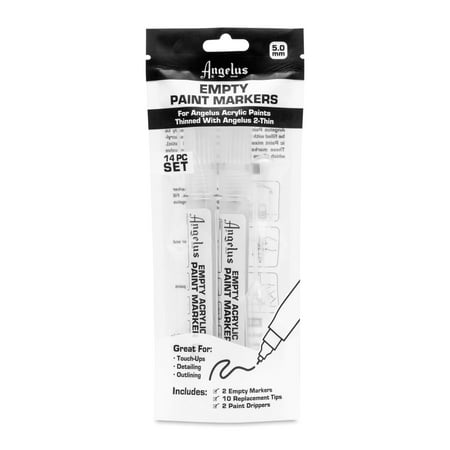 UPC: 0086366799253 | Angelus Empty Paint Marker Set 5mm Clear