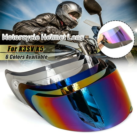 Motorcycle Motocross Wind Shield Helmet Lens Visor Full Face For K1 K3SV