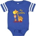 thumbnail image 3 of Inktastic My Grandma Loves Me Giraffe Boys or Girls Baby Bodysuit, 3 of 5