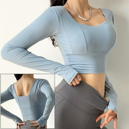 

ANXINDABX Home Women Sports Bra Workout Sport Shirt Short Sleeve Fitness Yoga Crop Top Plus Size Girl Running Gym T-shirt