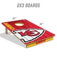 thumbnail image 6 of YouTheFan NFL Kansas City Chiefs 2' x 3' Cornhole Game, 6 of 7