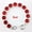 Red, variant on Silver Plated Round Glass Crystal Dot Statement Bracelet Bangle Women Bracelets