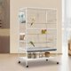 thumbnail image 3 of No Mess Bird Feeder & Water Dispenser Set - Automatic Feeding & Hydration, Parakeet Cage Accessories for Parrots, 3 of 5