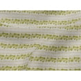thumbnail image 4 of oneOone Viscose Jersey Lime Green Fabric Stripe & Leaves Artistic Sewing Craft Projects Fabric Prints By Yard 60 Inch Wide, 4 of 5