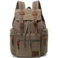 thumbnail image 1 of AUGUR High Capacity Canvas Vintage Backpack 35L - Laptop Compartment, Unisex, 1 of 6