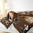thumbnail image 4 of Feelyou 3D Highland Cattle Full Size Comforter Sets for Teen, Western Cowboy Cowgirl Bedding Comforter Set, Rustic Horse Animal Reversible Bedding Sets, Lightweight Room Decor, 3 Pieces, 4 of 8