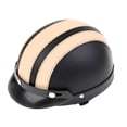 thumbnail image 3 of PU cuero media cara visera casco gorra de béisbol , Baoblaze Casco de la motocicleta, 3 of 8