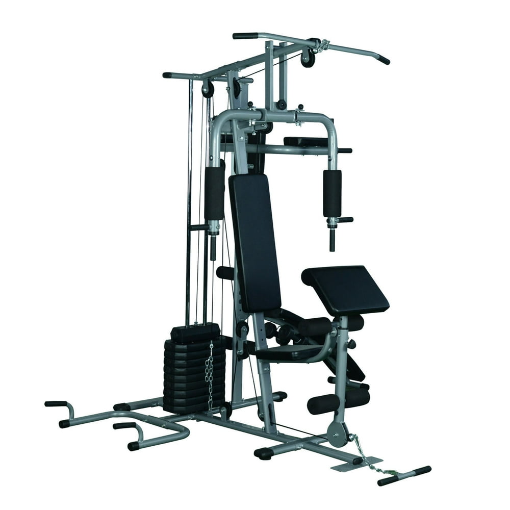 Soozier 100 lb Stack MultiExercise Home Fitness Station Gym Machine