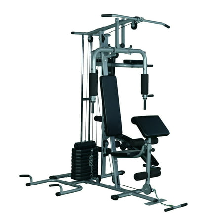 Soozier 100 lb Stack Multi-Exercise Home Fitness Station Gym