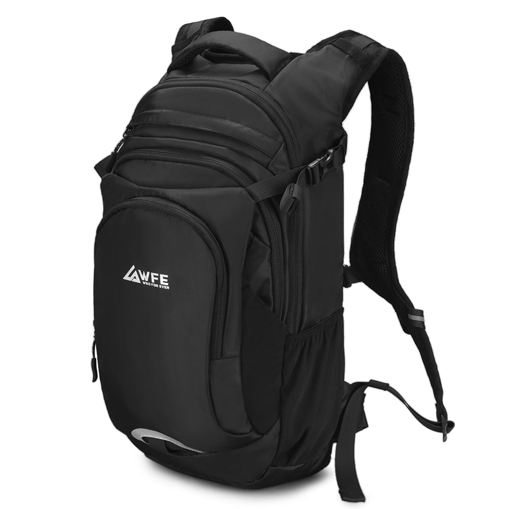 cycling with weights in backpack