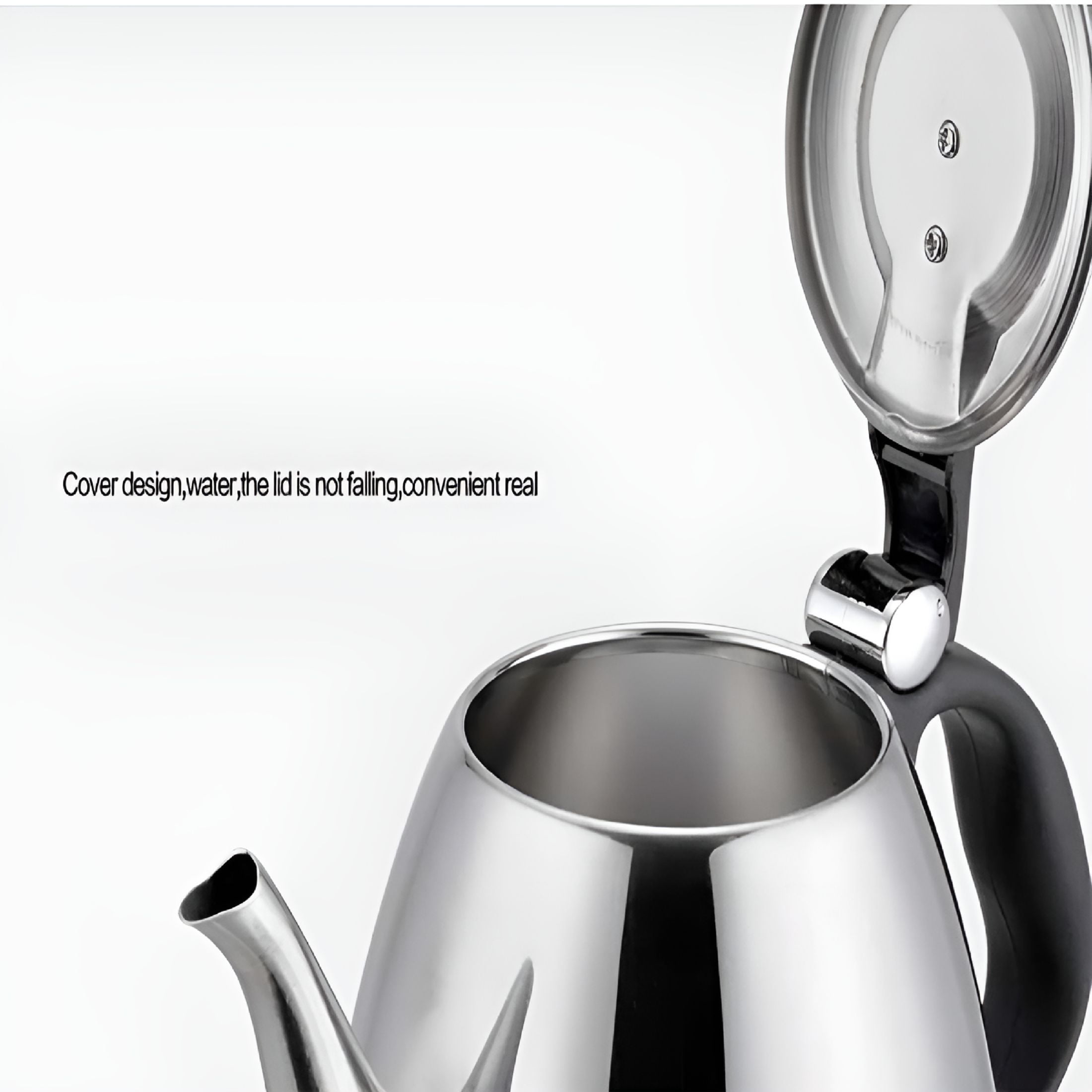 HIBIBUD 2026 New Stainless Steel Electric Kettle,1.2 Liter Tea Kettle Electric & Hot Water Kettle,Fast Boil,Auto Shut-Off and Boil-Dry Protection Electric Tea Kettle