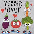 thumbnail image 3 of CafePress - Veggie Lover Women's Baseball T Shirt - Womens Baseball Tee, 3 of 4