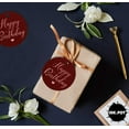 thumbnail image 5 of Inkdotpot Rose Gold Foil Paper Hang Tags Happy Birthday Favor Tags 50 Pieces, 5 of 7