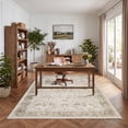 thumbnail image 2 of Garvee 8'x10' Vintage Floral Area Rug Oriental Distressed Carpet, Washable Non Slip Boho Rug for Living Room Bedroom Dining Room, Beige, 2 of 8