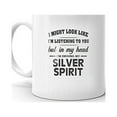 thumbnail image 2 of I'm Driving My ROLLS-ROYCE SILVER SPIRIT Coffee Tea Ceramic Mug Office Work Cup Gift 15 oz, 2 of 3