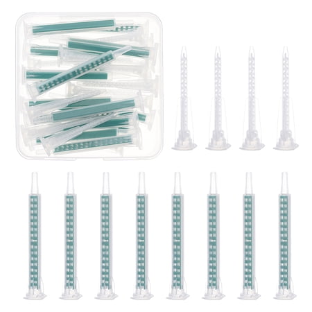 Plastic Dispensing Needles Mixed Color 30pcs/box
