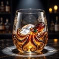 thumbnail image 4 of Nautical Stemless Wine Glass Large Capacity Clear Tumbler Cup Drinkware for Beach Party Home Bar Essential Gift Idea, 4 of 7