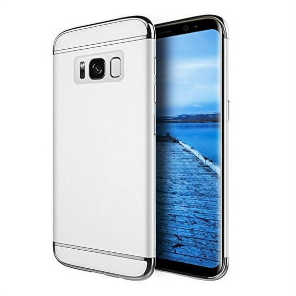 GSA Slim Griptech Hybrid Case For Samsung Galaxy S8 Plus - Silver