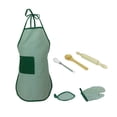 thumbnail image 2 of 6Pcs Kitchen Costume Pretend And Apron Play Kids Cooking Set Role Baking Kit Education, 2 of 5