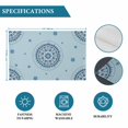 thumbnail image 6 of Blue Floral Placemats Set of 12, Farmhouse Abstract Country Flowers Art Placemats for Dining Table, Place Mats for Kitchen Tabletop, Waterproof Wipeable Dining Table Mats Set, 6 of 9