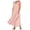 C-Pink395, variant on DHFJKG Summer Dresses For Women Solid Color Round Neck With Pockets Retro Boho Long Dress Casual Beach Soft Dresses