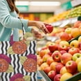 thumbnail image 3 of Sac Fourre-Tout en Toile Design Marguerite et Papillon – Sac Réutilisable Artistique Mignon à Motif Floral, 3 of 5