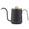 thumbnail image 1 of Easyworkz Gooseneck Pour Over Stainless Steel Coffee Kettle 20 oz with Upgraded Spout, Rose Gold Black, 1 of 6