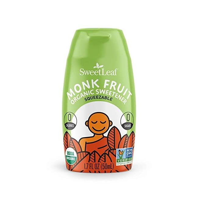 SweetLeaf - Monk Fruit Squeezable Liquid Organic Sweetener Original - 1.7 fl. oz