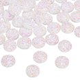 thumbnail image 1 of Uxcell 60 Pcs Rhinestone Flat Back Faux Druzy Crystal Diamonds Resin Embellishments Trims Beads for Jewelry Making Crafts, Blanco, 1 of 7