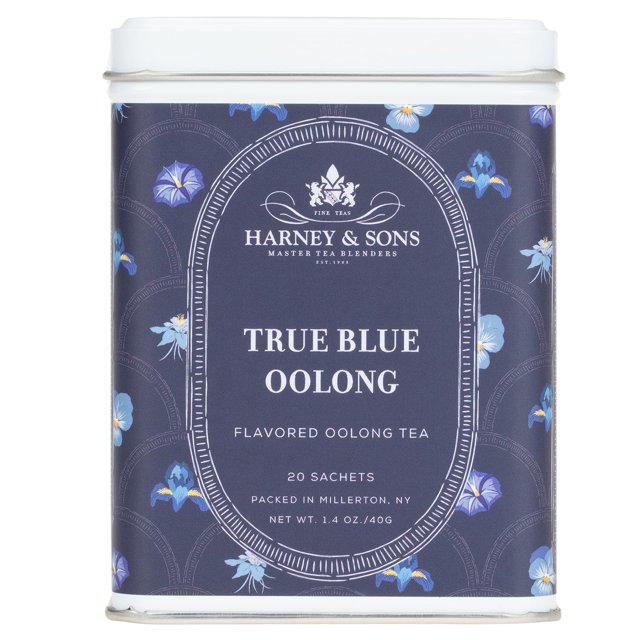 Harney & Sons True Blue Oolong, Lata con 20 bolsitas