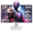 White, variant on CRUA 27" 4K UHD Monitor, IPS Flat Panel, 3840×2160,Computer Monitor 120% SRGB, FreeSync ,HDMI & DP Ports, , HDR, Wall Mountable – Black