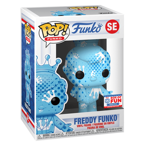 Funko POP! Fundays Artist Series Freddy Funko [Aqua, White & Blue] LE 1000 Exclusive