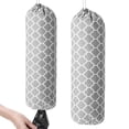 thumbnail image 1 of Advancent Soporte para bolsa de lino de 2 piezas, farol gris, compras de comestibles con gancho, organizador de transporte de puerta, lavable a máquina, Almacenamiento y organización del hogar Advancent BFH000871-00, 1 of 6