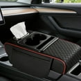 thumbnail image 4 of Ainf 2026 Center Console Cover 4 In 1 Center Armrest Cushion With Cup Holder & Phone Holder Universal Armrest Storage Protector For Vehicles (7 Styles), 4 of 4