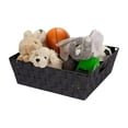 thumbnail image 5 of Simplify 2 Pack Large Non Woven Shelf Storage Basket, Black, 5 of 10