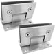 thumbnail image 1 of 2 Pack Heavy Duty Bathroom Clamp, Stainless Steel Glass Door Hinge, Two Way Fixed Glass, 1 of 5