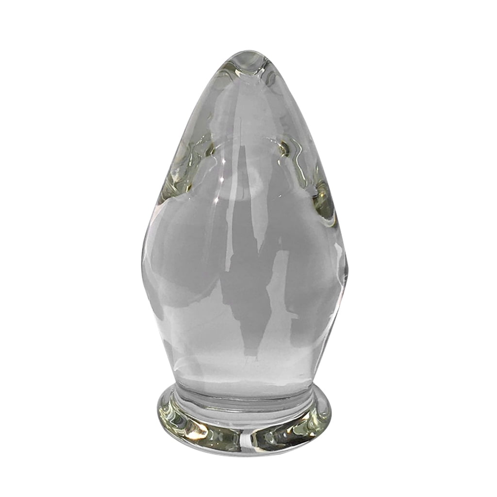 Big Anal Plug Super Large Transparent Crystal Glass Butt Plug Anal Dildo Huge Anal Sex Toys For Woman