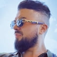 thumbnail image 2 of Gafas de sol JUDOO sin montura, rectangulares, de moda para hombres y mujeres, 2 of 9