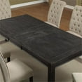 thumbnail image 5 of Furniture of America Sinuata Wood Rectangle Dining Table in Antique Black, 5 of 6