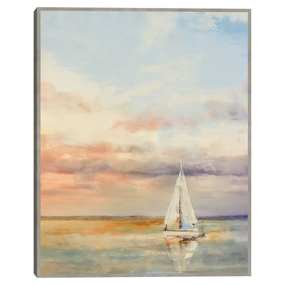 Persimmon Skies by Studio Arts Framed Canvas Art