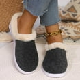 thumbnail image 5 of CHUMUD Womens Slipper Warm Comfy Memory Foam House Slippers Faux Fur Lined Anti-Skid Rubber Sole Bedroom Cozy Indoor Outdoor Slippers, 5 of 9