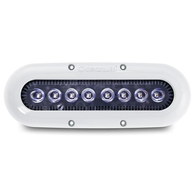 Lámpara subacuática Oceanled serie X X8 con LED de colores