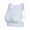 White, variant on KHONTS Women's Medium Impact Sports Bra Workout Top Crew Neck Longline Yoga Gym Bras Wireless Soft Comfy Tank Tops White XL