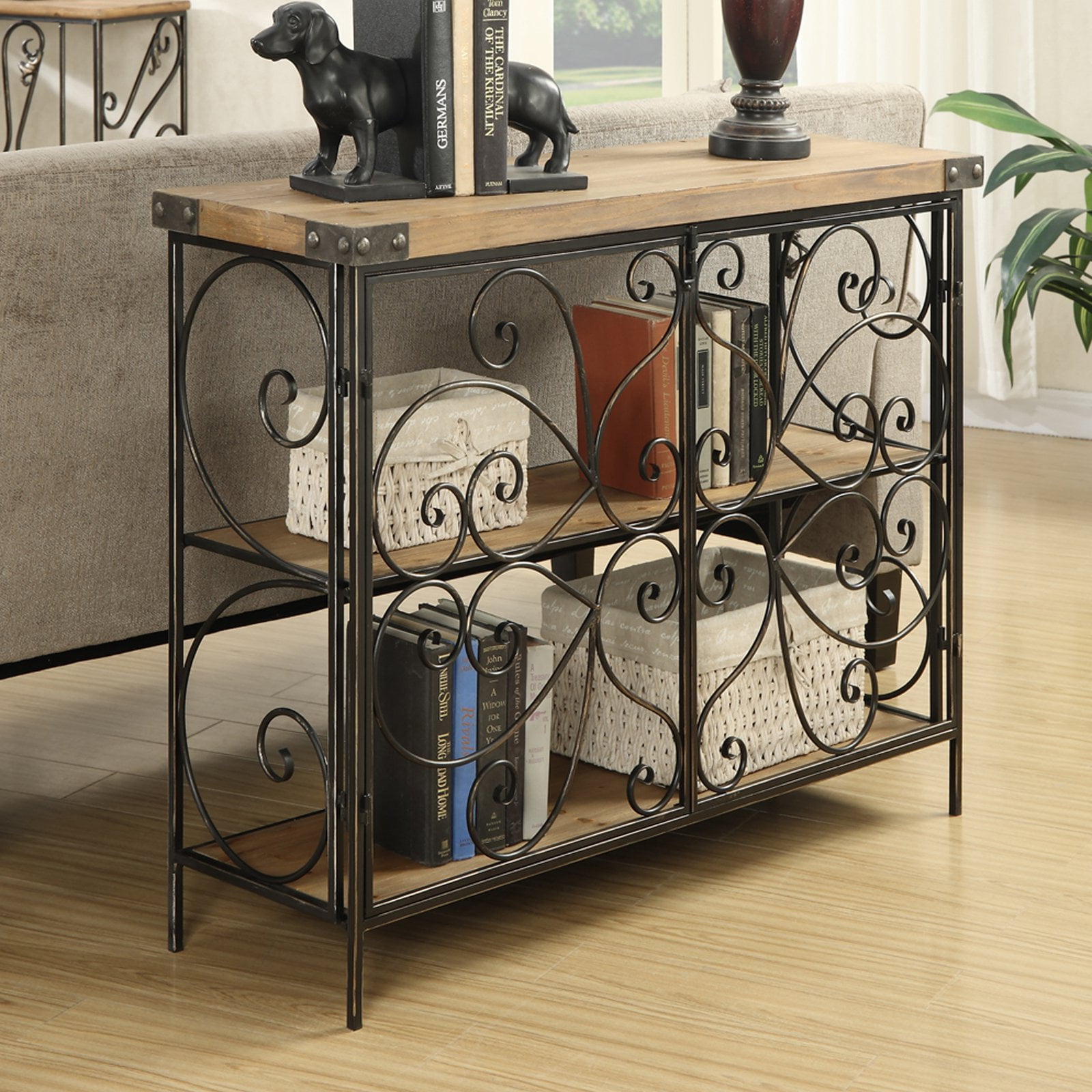Convenience Concepts Sedona Decorative Wire Console Table