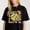 Black-3, variant on 90s Themed Printing T Shirt for Women Retro TV and RAD Design Tee