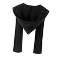 thumbnail image 3 of Bufanda con capucha, calentador de cuello y orejas, informal, para citas al aire libre negro, 3 of 9