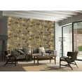 thumbnail image 4 of Dundee Deco's Brown Faux Stone PVC 3D Wall Panel, 3.2 ft X 2.1 ft (98cm X 63cm), Pack of 5, Interior Design Wall Paneling Decor, Total Coverage 33.5 sq. ft. (3.1 sq. m), 4 of 4